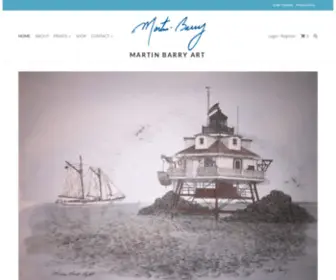 Martinbarryart.com(Martin Barry Art Baltimore) Screenshot