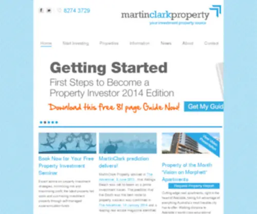 Martinclark.com.au(Martin Clark Property) Screenshot