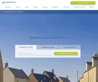 Martinco.com(Estate agents and letting agents in the UK) Screenshot