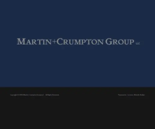 Martincrumpton.com(Crumpton Group LLC) Screenshot