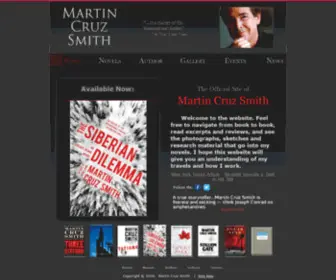 Martincruzsmith.com(Martin Cruz Smith) Screenshot