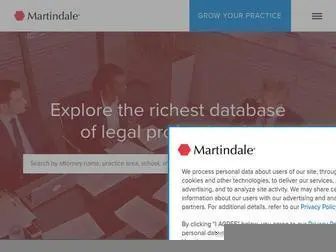 Martindale.com(Online Directory for Attorneys) Screenshot