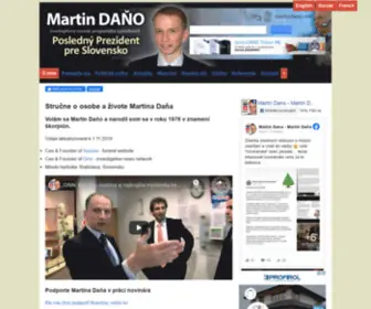 Martindano.com(Podporte Martina Daňa) Screenshot