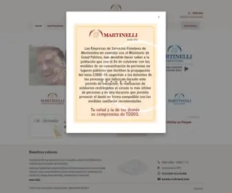 Martinelli.com.uy(Martinelli Servicios Fúnebres) Screenshot