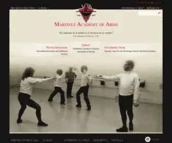 Martinez-Destreza.com(Martinez Academy of Arms) Screenshot