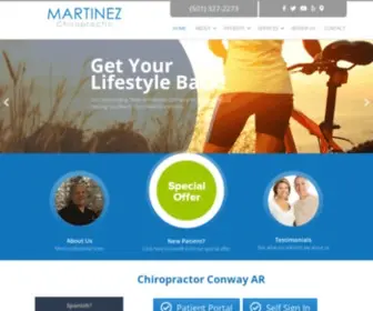 Martinezchiropracticconway.com(New Patient Special) Screenshot