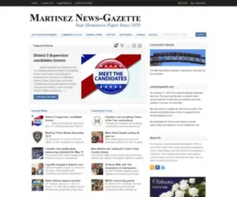 Martinezgazette.com(Martinez News) Screenshot