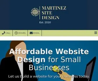 Martinezsitedesign.com(Martinez Site Design) Screenshot