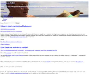 Martinezsoler.com(Martínez Soler) Screenshot
