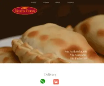 Martinfierro.com.br(Restaurante Martín Fierro) Screenshot