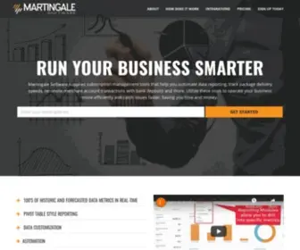 Martingalesoftware.com(Subscription Managament Tools by Martingale Software) Screenshot