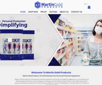 Martingoldproducts.com(Martin Gold Products) Screenshot