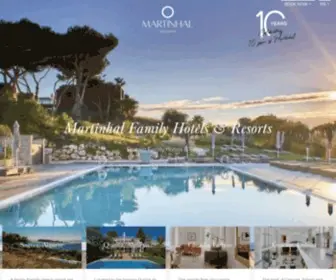 Martinhal.com(Martinhal Family Hotels & Resorts) Screenshot