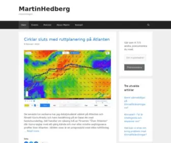 Martinhedberg.se(With a license to forecast) Screenshot