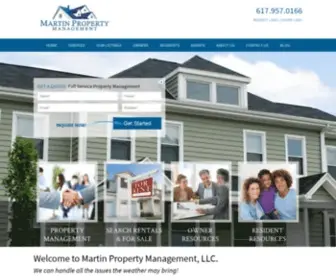 Martinhomemanagement.com(Martin Property Management) Screenshot