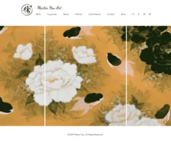 Martinhsu.com(Contemporary artist Martin Hsu creates New Traditional Asian Art) Screenshot