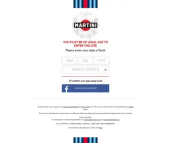 Martini.com(The Original Vermouth Since 1863) Screenshot
