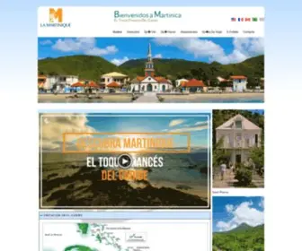 Martinica-Turismo.com(Martinique) Screenshot