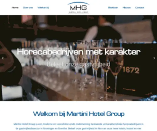 Martinihotelgroup.nl(Martini Hotel Group) Screenshot