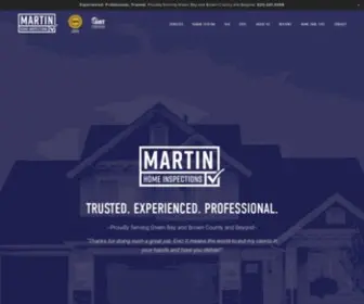 Martininspects.com(Performing Home Inspections for Green Bay and Brown County and Beyond. Martin Home Inspections) Screenshot