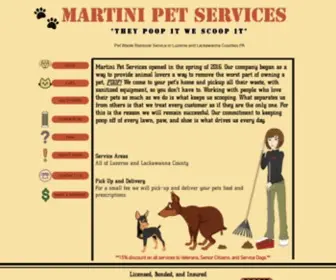 Martinipetservices.com(Martini Pet Services) Screenshot