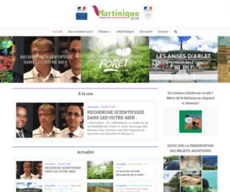 Martinique2030.com(Martinique) Screenshot