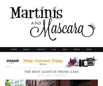 Martinisandmascara.com(Martinis and Mascara) Screenshot