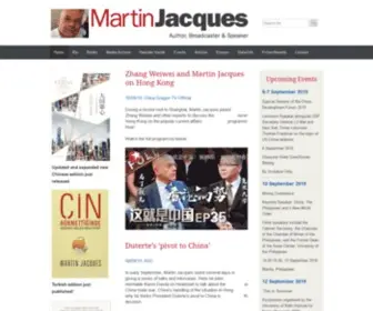 Martinjacques.com(Author, 'When China Rules the World', columnist, broadcaster, lecturer) Screenshot