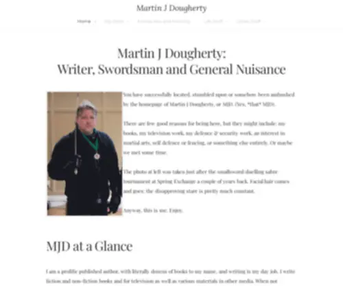 MartinjDougherty.com(MARTIN J DOUGHERTY) Screenshot