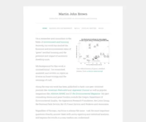 Martinjohnbrown.net(Martin John Brown) Screenshot