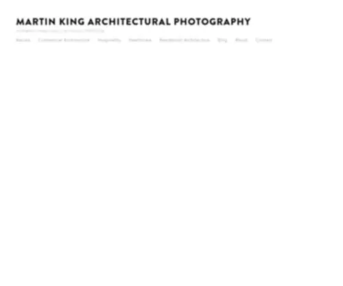 Martinkingphotography.com(Specializing in architectural photography) Screenshot