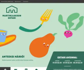 Martinlaaksonostari.fi(Martinlaakson Ostari) Screenshot