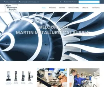 Martinmetsupply.com(Martin Metallurgical Supply) Screenshot