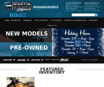 Martinmotorsports-PS.ca Screenshot