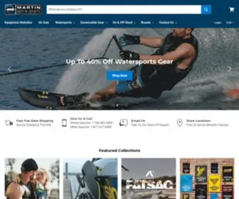 Martinmotorsports-Store.ca(Canada's Watersport & Snowmobile Gear Superstore) Screenshot