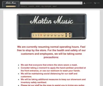 MartinmusicGuitar.com(Martin Music) Screenshot