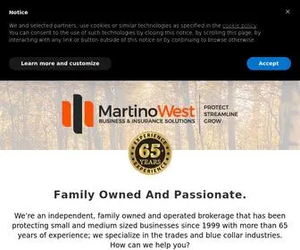 Martinowest.ml(Small Business Insurance and Solutions) Screenshot