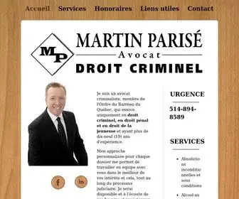 Martinparise.ca(Martin) Screenshot