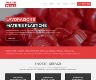 Martinplastsrl.com(Lavorazione materie plastiche) Screenshot