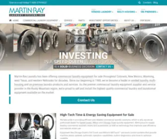 Martinray.com(Commercial laundry equipment for sale from Martin) Screenshot