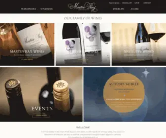 Martinraywinery.com(Martin Ray Winery) Screenshot