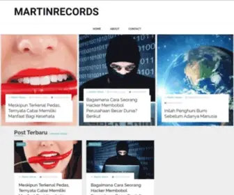 Martinrecords.com(Situs Informasi Berdasarkan Fakta) Screenshot