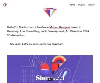 Martinspeidel.info(Motion design) Screenshot