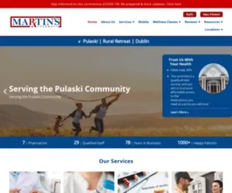 Martinsrx.com(Martin's Pharmacy) Screenshot