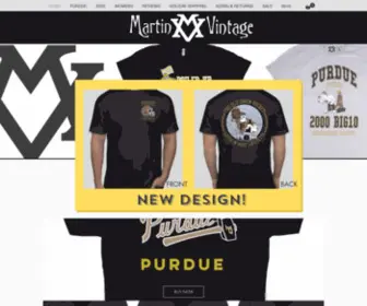 Martinvintage.com(Martin Vintage Shirts) Screenshot