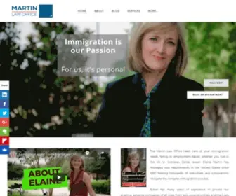 Martinvisalawyer.com(Martin Immigration Law) Screenshot