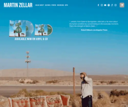 Martinzellar.com(Martin Zellar) Screenshot