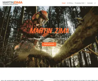 Martinzima.cz(Autorizovaný prodej a servis Stihl Praha) Screenshot