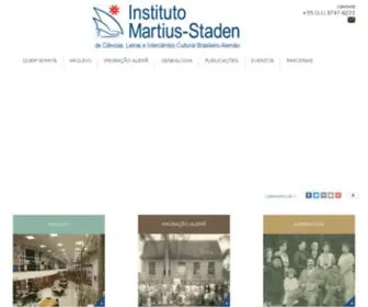 Martiusstaden.org.br(Instituto Martius Staden) Screenshot