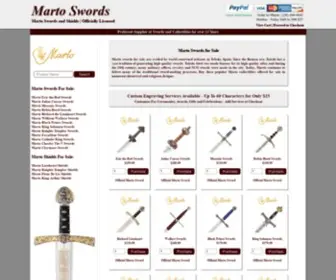 Marto-Swords.com(Marto Swords for Sale) Screenshot